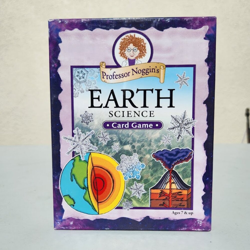 Professor Noggin's Earth Science Card Game Fun and Educational Family Trivia Gam